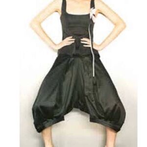 Cop.Copine Sleek Black Harem style Pants